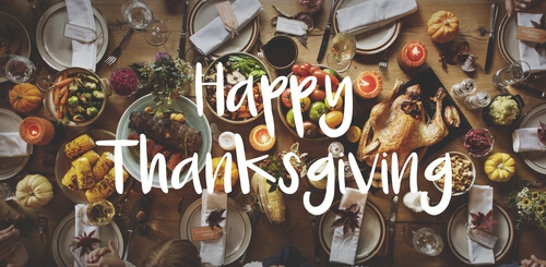 Happy Thanksgiving from {{ company.name }}